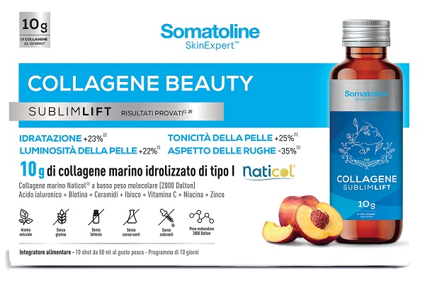 Somatoline Collagen Beauty SublimLift Shot Collagene Marino e Acido Ialuronico 10 Flaconcini - Somatoline Collagen Beauty SublimLift Shot Collagene Marino e Acido Ialuronico 10 Flaconcini