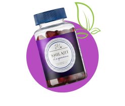 Sabbia Natural Shilajit Gummies Integratore con Shilajit Himalayano, Zinco e Vitamina B6 60 gommose