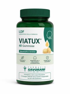 LDF Viatux Gommose per Gola e Vie Respiratorie con Erisimo e Acido Ialuronico 40 Gommose