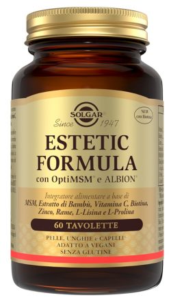 Estetic Formula Integratore per Capelli, Pelle e Unghie Nuova Formula 60 Tavolette