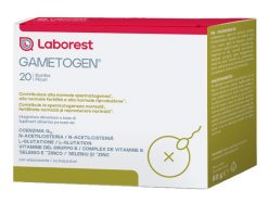 Gametogen Integratore per Fertilità Maschile e Spermatogenesi con Coenzima Q10 NAC Zinco e Selenio 20 Bustine