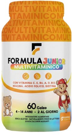Formula Multivitaminico Junior Caramelle Gommose Multivitaminiche Bambini dai 4 Anni 60 Gelee