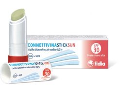 ConnettivinaStick Sun SPF 30 Stick Labbra con Acido Ialuronico 0,2% 3 g