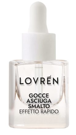 Lovrén Gocce Asciuga Smalto Asciugatura Rapida Anti-Scheggiature 5 ml