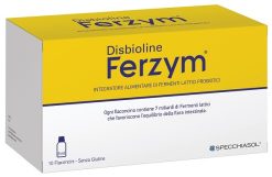 Disbioline Ferzym Probiotici con Sambuco Pappa Reale e Fibre 10 Flaconcini