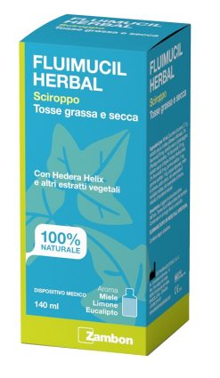 Fluimucil Herbal Sciroppo Tosse Secca e Grassa Adulti e Ragazzi dai 12 Anni 140 ml