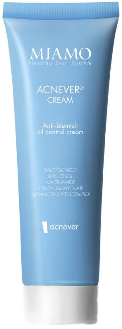 Miamo Acnever Cream Crema Anti-Imperfezioni Sebonormalizzante Pelle Grassa 50 ml