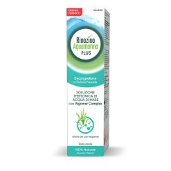 Rinazina Acquamarina Plus Spray Nasale Ipertonico Decongestionante con Acqua di Mare 125 ml