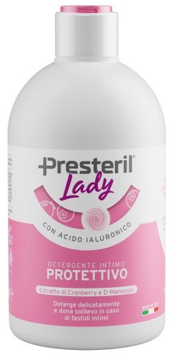 Lady Presteril Detergente Intimo Protettivo con Cranberry e D-Mannosio 100 ml