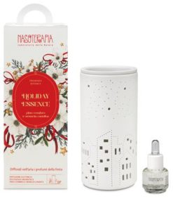 Nasoterapia Holiday Essence Diffusore Elettrico con Essenza Pino Cembro e Arancia Candita 15 ml