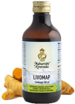 Livomap Integratore per la Funzione Epatica e Digestiva con Haritaki Katuka Curcuma e Zenzero 200 ml