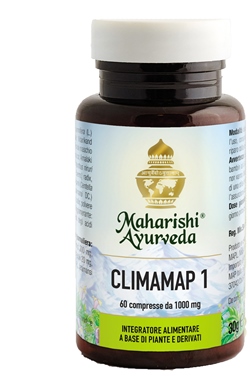 Climamap 1 Integratore Ayurvedico per la Menopausa e la Regolarità Intestinale 60 Compresse - Climamap 1 Integratore Ayurvedico per la Menopausa e la Regolarità Intestinale 60 Compresse