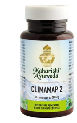 Climamap 2 Integratore Ayurvedico per il Benessere Femminile in Menopausa con Mirra Liquirizia e Amalaki 60 Compresse