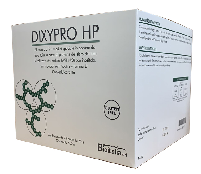 Dixypro HP Proteine del Siero del Latte Idrolizzate con Aminoacidi Ramificati e Vitamina D3 20 Bustine - Dixypro HP Proteine del Siero del Latte Idrolizzate con Aminoacidi Ramificati e Vitamina D3 20 Bustine