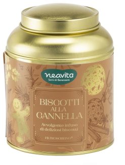 Neavita Biscotti alla Cannella Infuso Mela e Cannella 12 FiltriScrigno 33,6 g