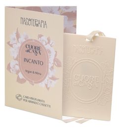 Nasoterapia Incanto di Argan e Mirra Card Profumata per Armadi, Cassetti e Valigie 1 Pezzo