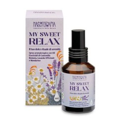 Nasoterapia My Sweet Relax Spray Aromaterapico per Ambienti e Tessuti con Camomilla, Lavanda e Mandarino 60 ml