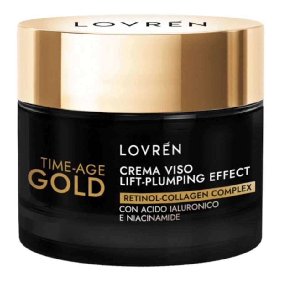 Lovrén Time-Age Gold Crema Viso Anti-Età con Retinolo e Acido Ialuronico 30 ml - Lovrén Time-Age Gold Crema Viso Anti-Età con Retinolo e Acido Ialuronico 30 ml