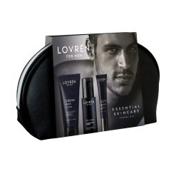 Lovrén Men Essential Skincare Kit Uomo Crema 4in1 Gel Viso e Contorno Occhi