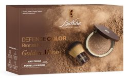 BioNike Defence Color Bronze Kit Golden Moon Terra Compatta 18 g + Pennello Kabuki
