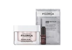 Filorga Xmas 2026 Coffret Glow Cofanetto Illuminante Viso con Oxygen-Glow Daily Peel, Crema 50 ml e Maschera 20 ml