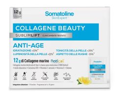 Somatoline Collagene Beauty Sublimlift Integratore Pelle con Collagene Marino Acido Ialuronico e Coenzima Q10 10 Bustine